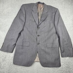 Union Made Blazer‎ Mens 41R Gray Wool Cashmere 3-Button Sport Coat Canada